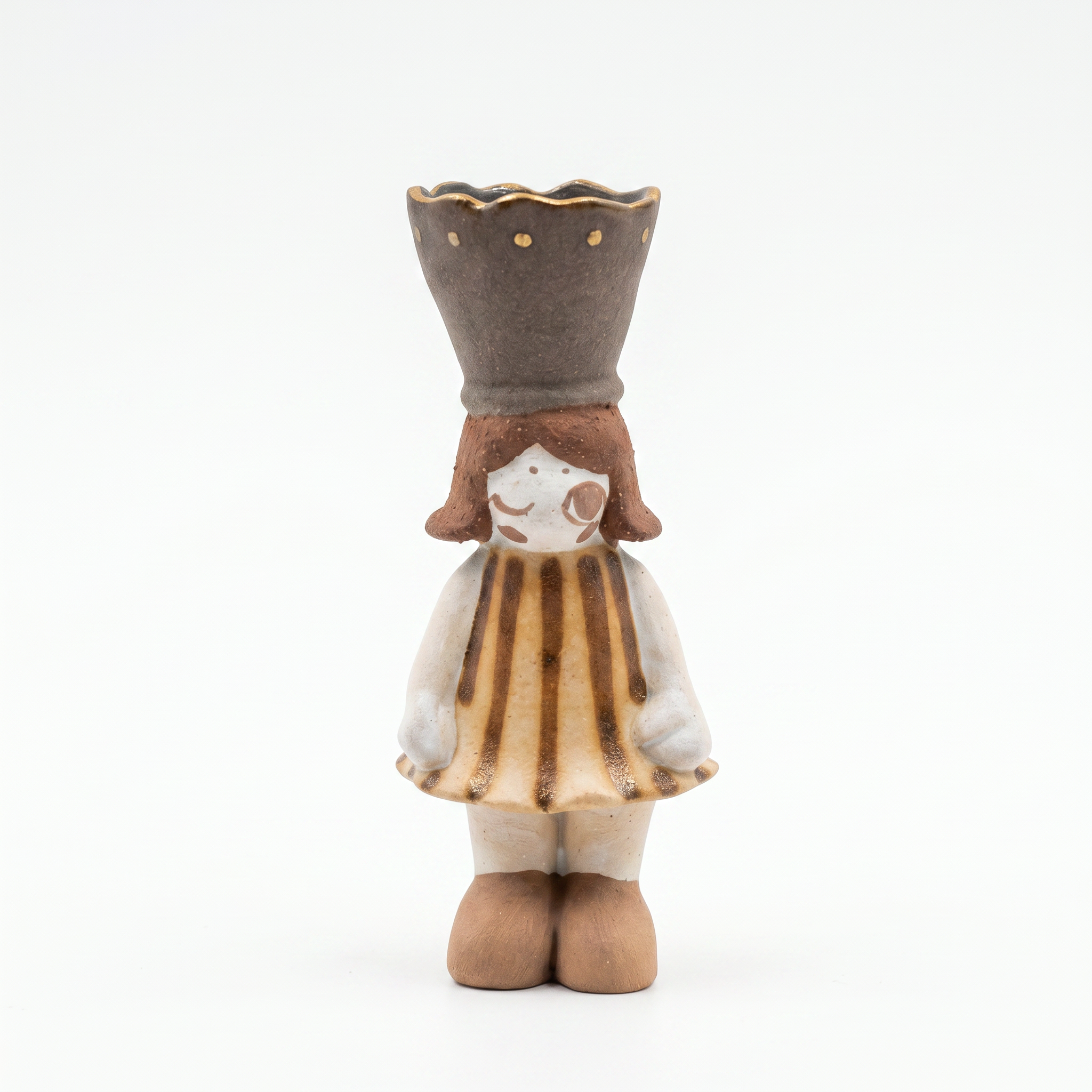 Handmade Clay Candle Holder