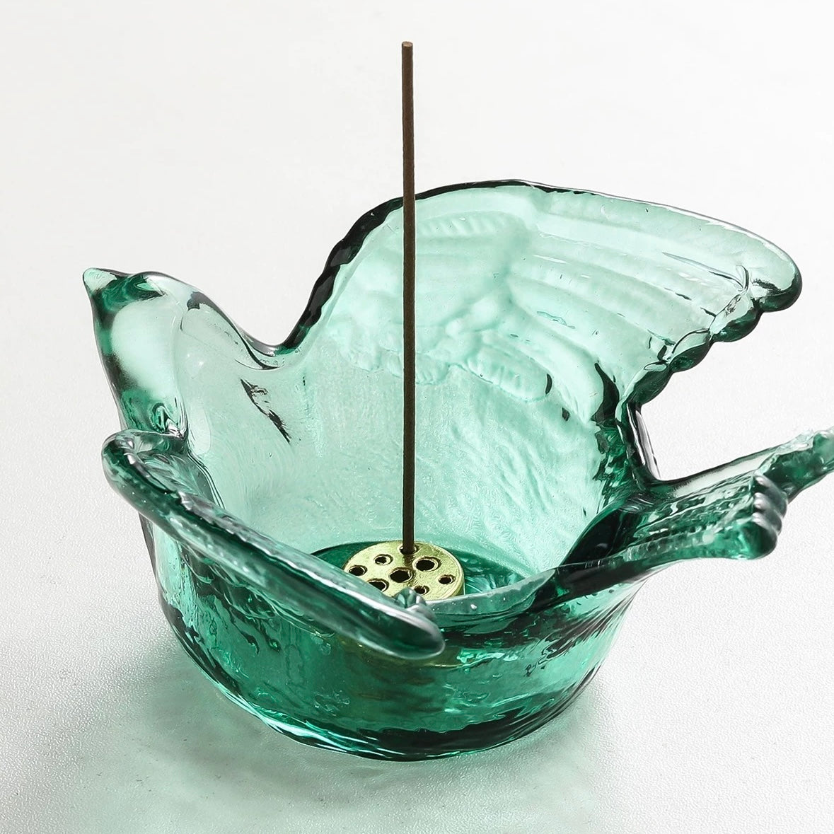 Bird Glass Incense Burner