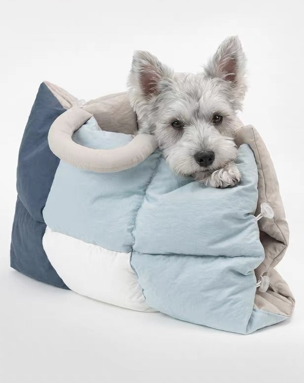 Blue Dog Carrier Car Seat