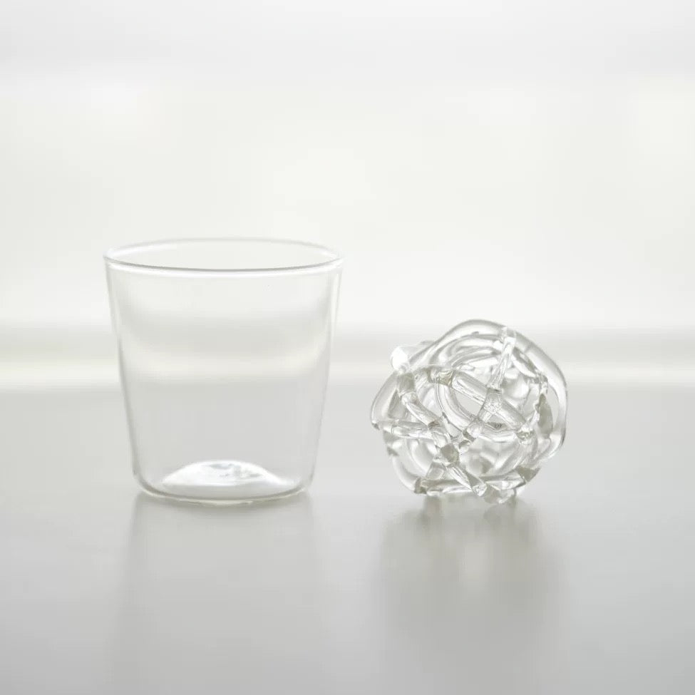 Crystal Glass Flower Frog