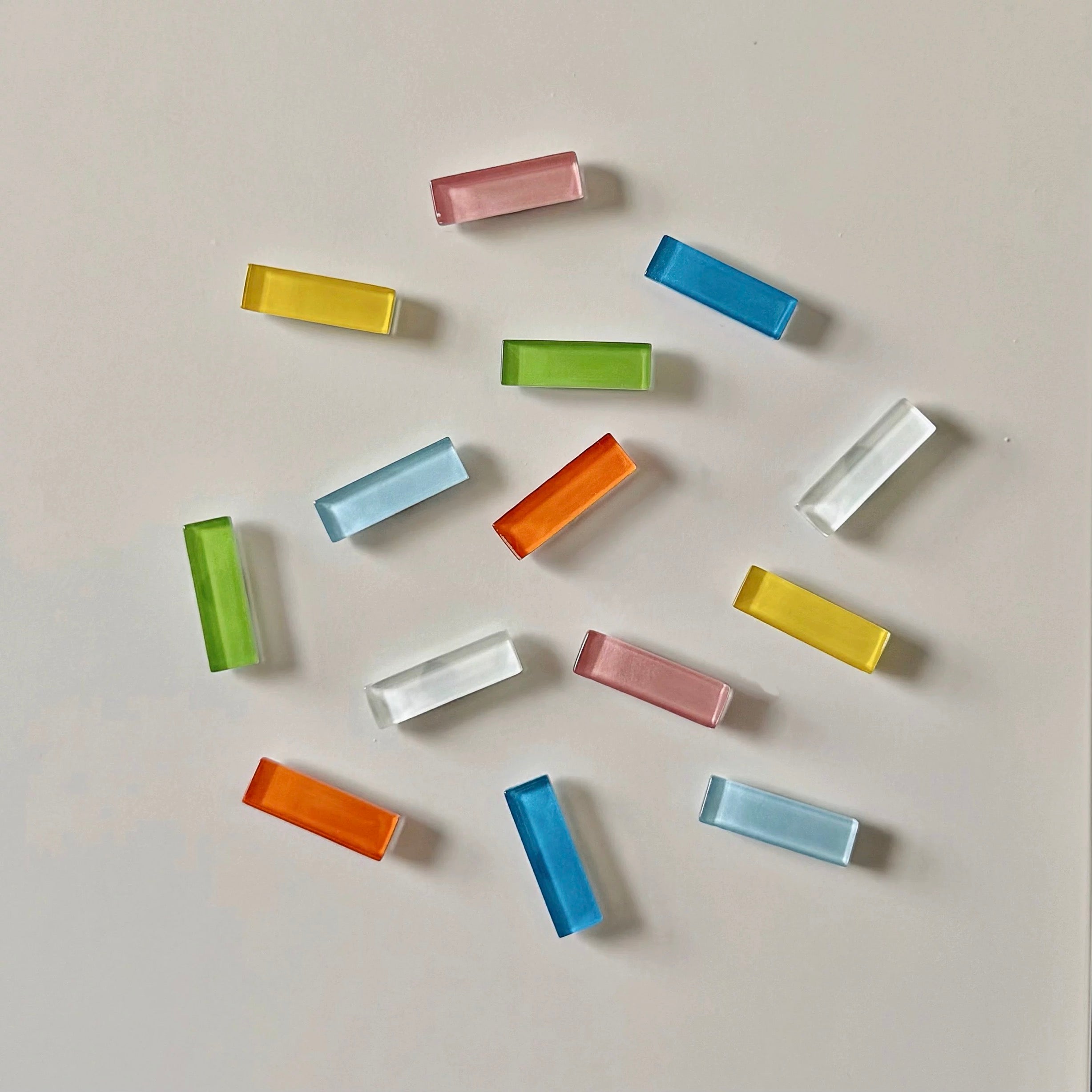 Color Bloom Glass Magnet