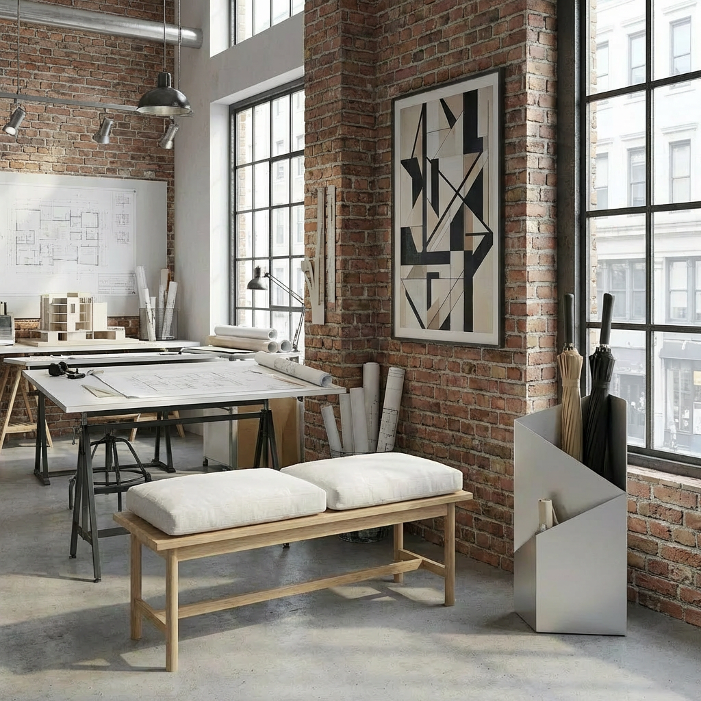 Geometric Aluminum Umbrella Stand