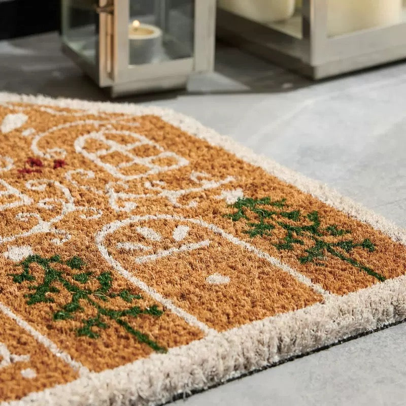 Gingerbread Coir Doormat