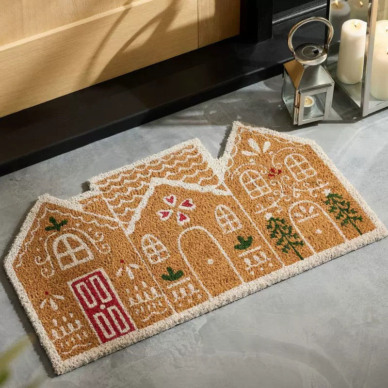Gingerbread Coir Doormat