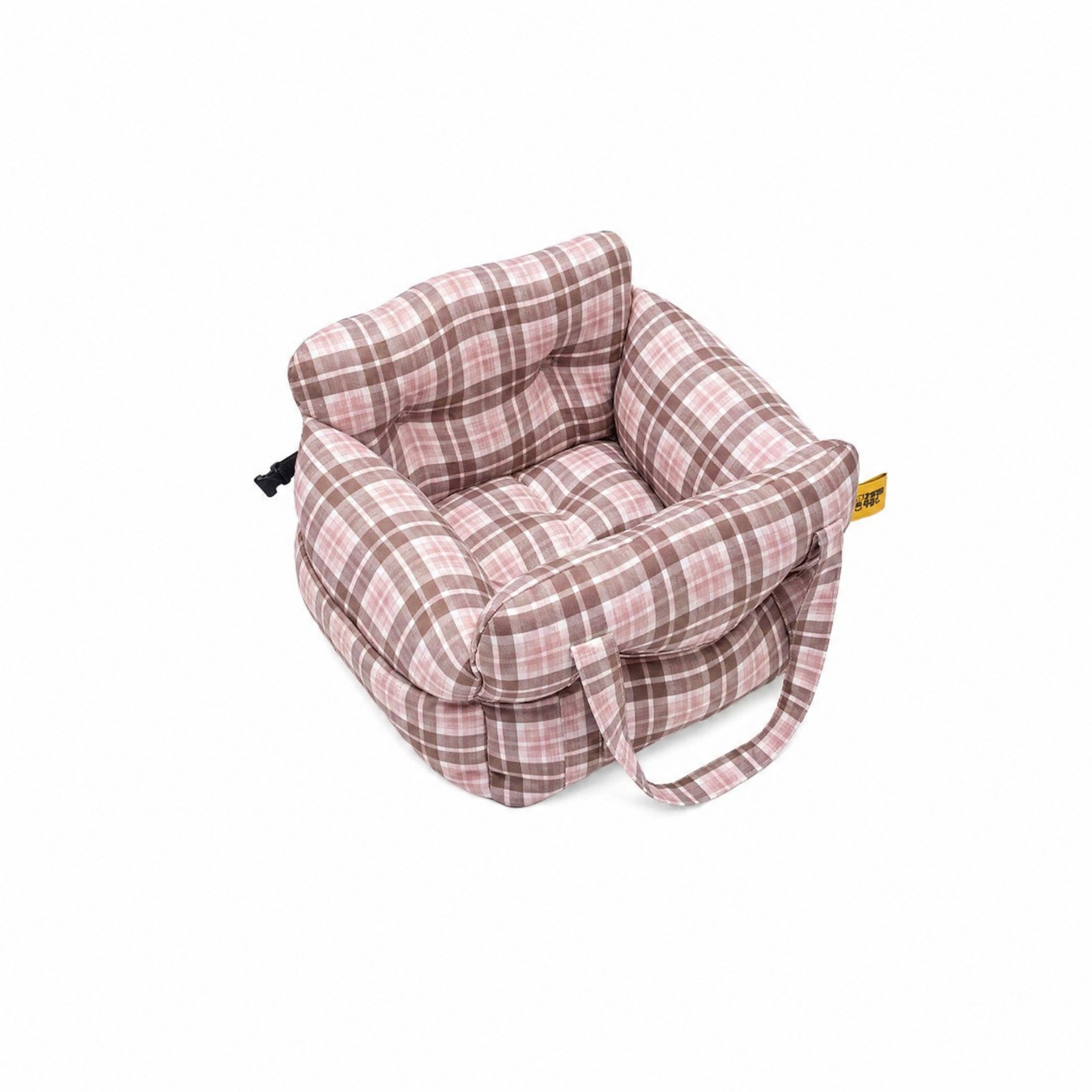 Plaid Dog Carrier Car Seat
