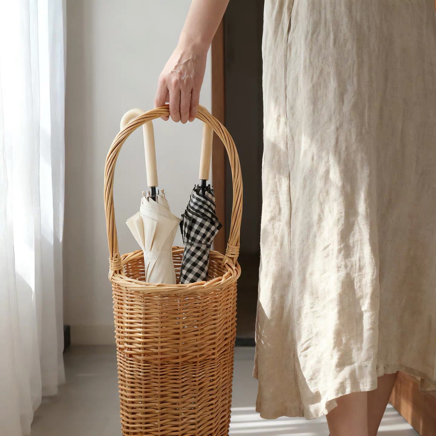 Rattan Umbrella Stand