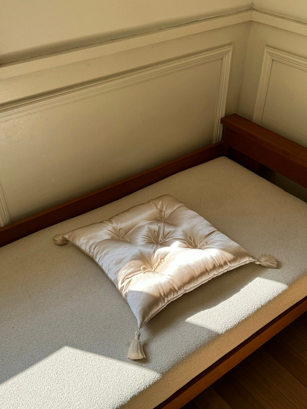 Luxury Silky Satin Floor Cushion