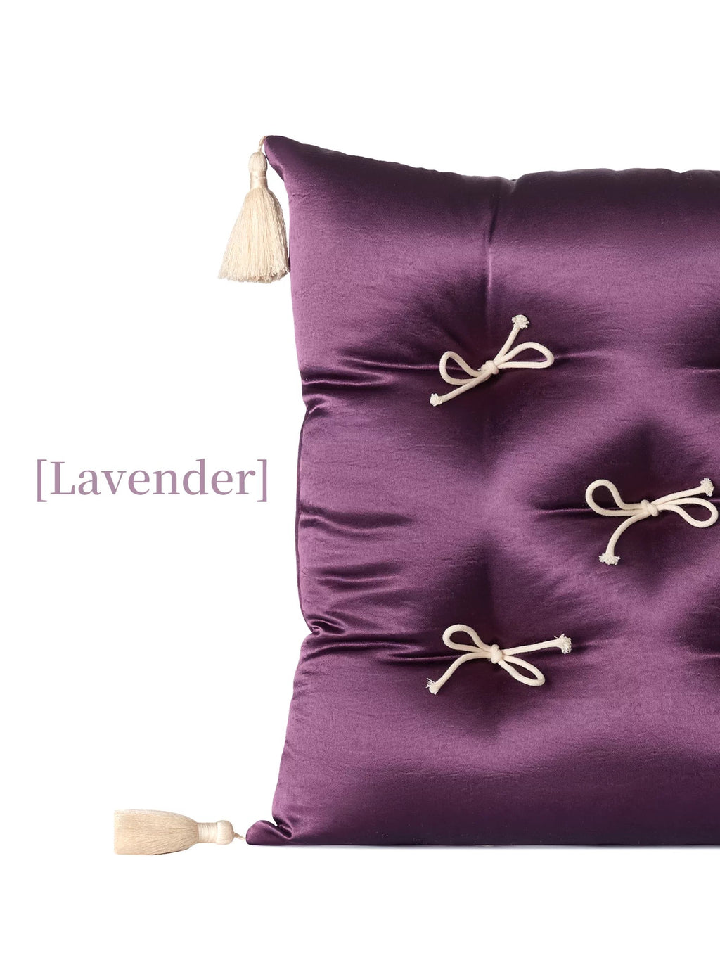 Luxury Silky Satin Floor Cushion