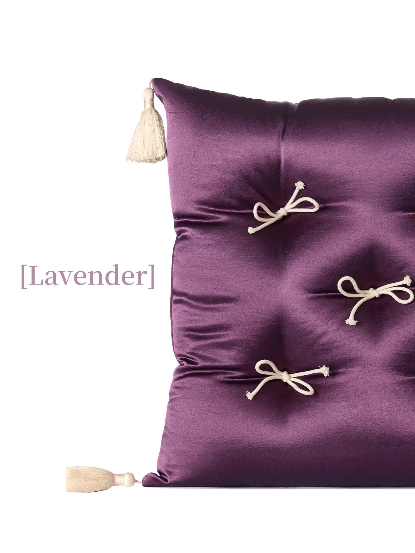 Luxury Silky Satin Floor Cushion
