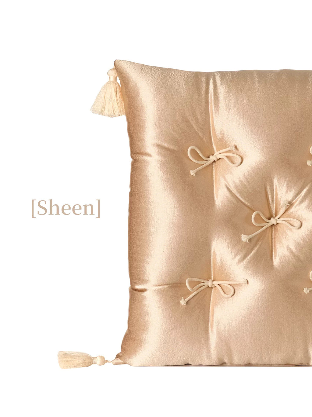 Luxury Silky Satin Floor Cushion