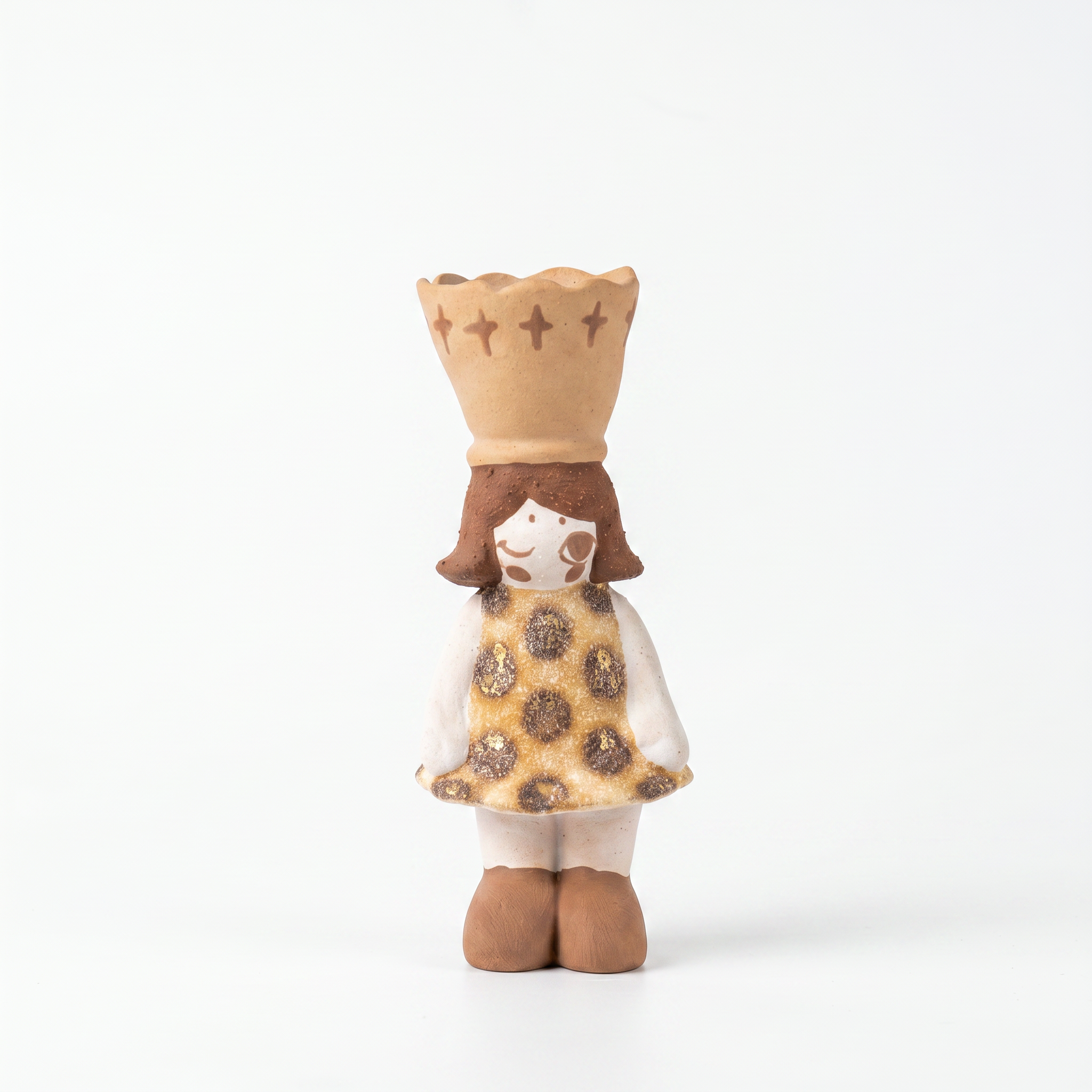 Handmade Clay Candle Holder