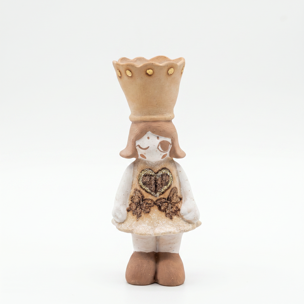Handmade Clay Candle Holder